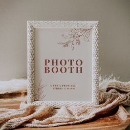 Poster Panneau de Photomaton de Mariage