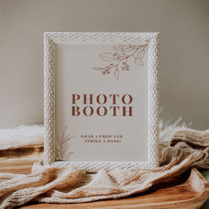 Poster Panneau de Photomaton de Mariage 