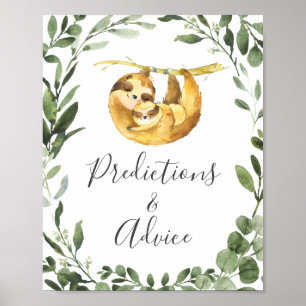Poster Panneau de prédictions et de conseils pour une bab