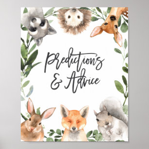 Poster Panneau de prévisions et de conseils sur le Baby s