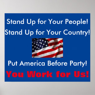 Poster Panneau de protestation de la mairie