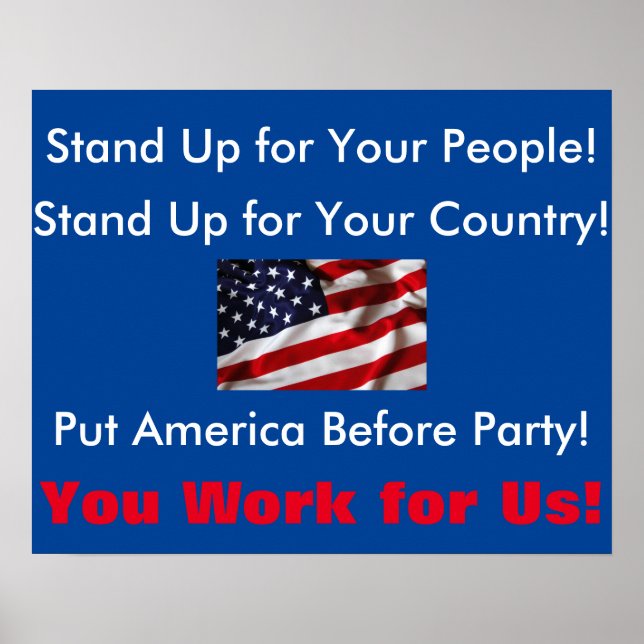 Poster Panneau de protestation de la mairie (Devant)