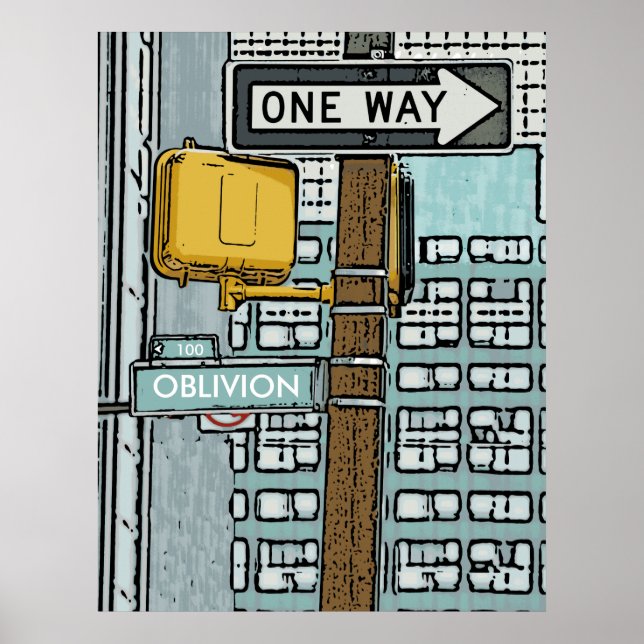 Poster Panneau de rue (Devant)