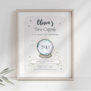 Poster Panneau de saisie du temps de l'Assistant