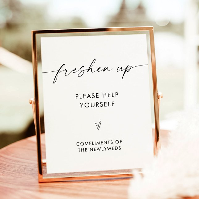 Poster Panneau de salle de bain mariage, Panneau de toile (Créateur téléchargé)