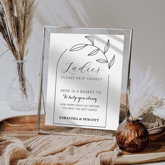 Poster Panneau de salle de bain moderne mariage Arch (Créateur téléchargé)