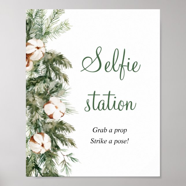 Poster Panneau de Station de Selfie de Fête de Mariée de  (Devant)