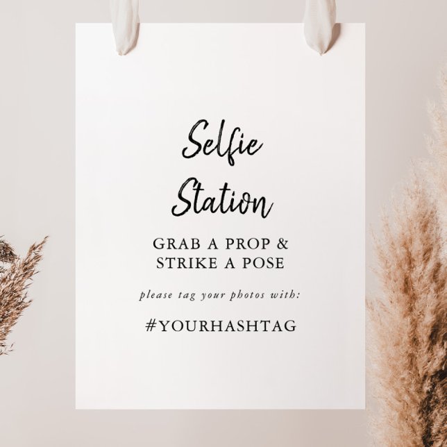 Poster Panneau de station de selfie moderne (Créateur téléchargé)