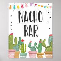 Panneau de table de nourriture mexicaine Nacho Bar