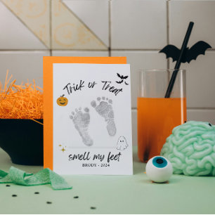 Poster Panneau d'empreinte de pied pour bébé pour le prem