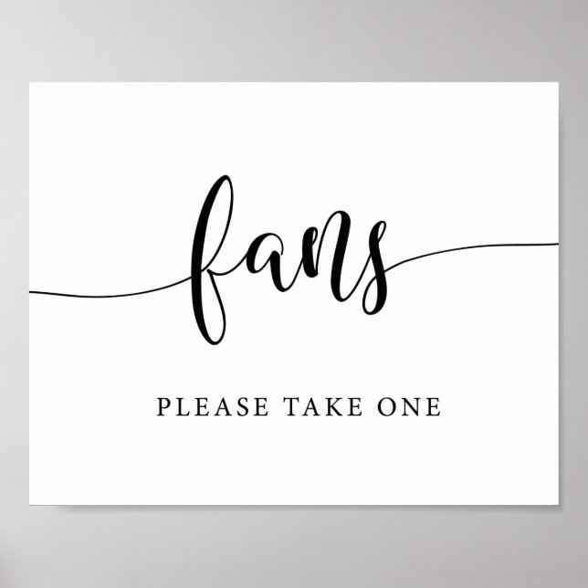 Poster Panneau d'éventails de mariage rustique, veuillez  (Devant)