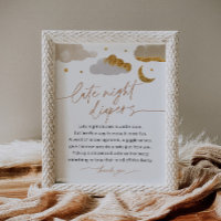 Panneau du Baby shower Twinkstar des plongeurs noc