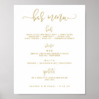 Panneau du menu de la barre mariage - Script de re