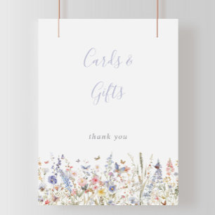 Poster Panneau Été Multicolore Fleur sauvage Cartes et Ca
