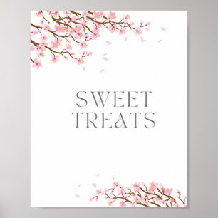 Poster Panneau Fleur de Cerisier Sweet Treats pour Baby S