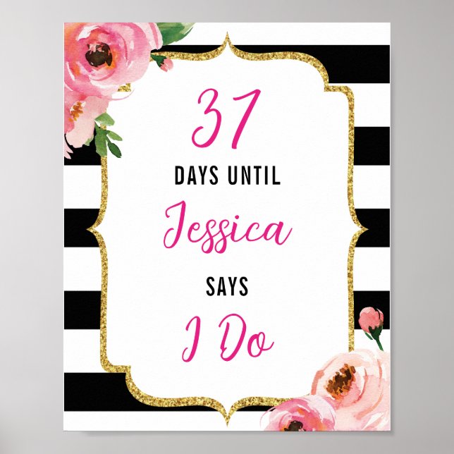 Poster Panneau Fleurs pour Enterrement de Vie de Jeune Fi (Devant)