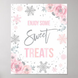 Poster Panneau hiver ONE derland Party Décor Sweet Traite