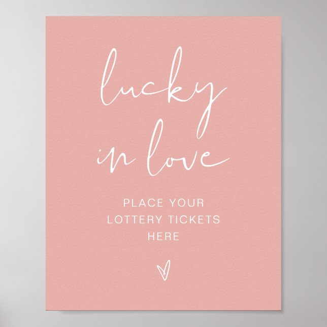 Poster Panneau LEAH Vibrant Pastel Rose Clair Amoureux Ch (Devant)