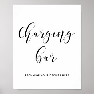 Poster Panneau mariage de barre de tarification