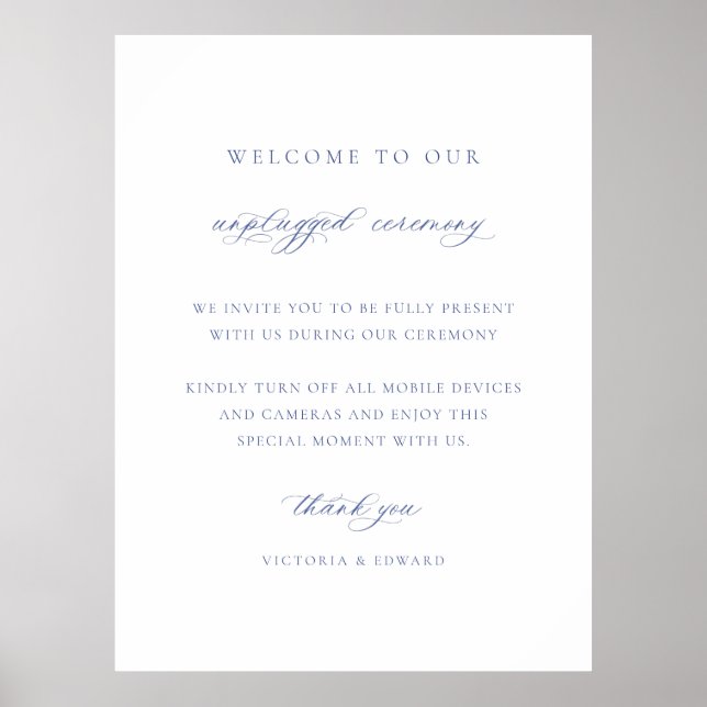 Poster Panneau Mariage de la cérémonie de débranchement d (Devant)