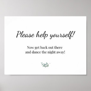 Poster Panneau mariage - Panier salle de bain