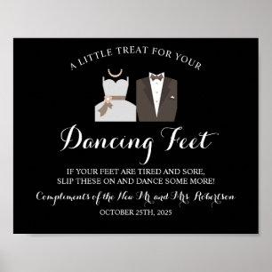 Poster Panneau Mariage Pied Pied Pied Pied Pied Pied Flop