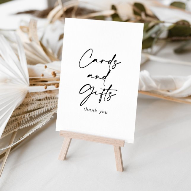 Poster Panneau moderne et élégant pour cartes et cadeaux (Créateur téléchargé)