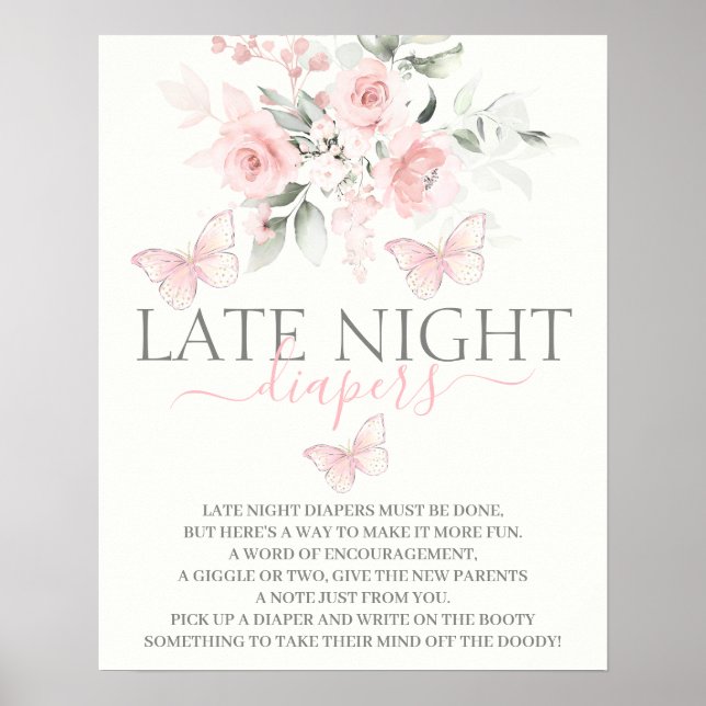 Poster Panneau papillon Diapeurs nocturnes (Devant)