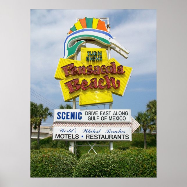 Poster Panneau Pensacola Beach (Devant)