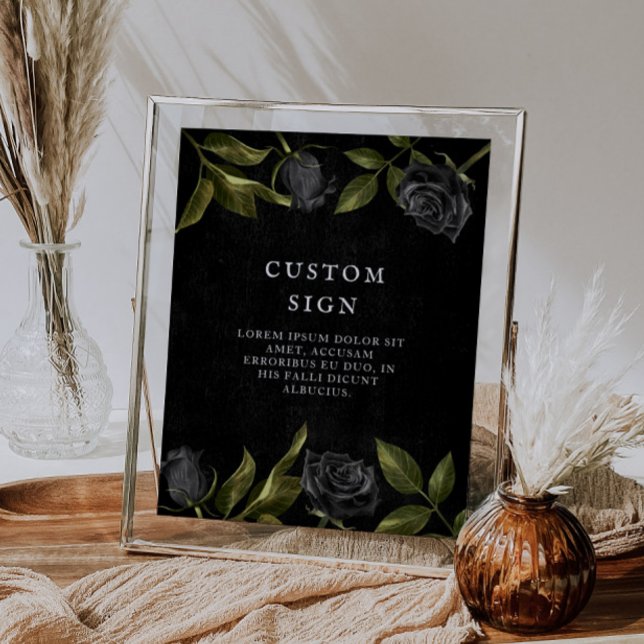 Poster Panneau personnalisé Fête des mariées de fleurs go (Créateur téléchargé)