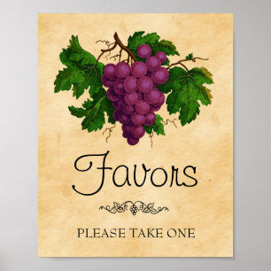 Poster Panneau pour les cadeaux de mariage et de shower d