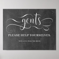 Panneau Salle de bain Mariage Gents