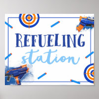 Panneau Station de ravitaillement | Dart Gun Party