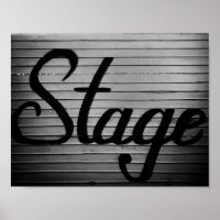Panneau Vintage "Stage"