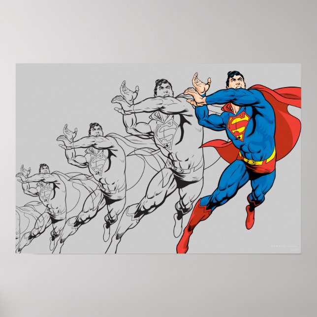 Poster Panneaux comiques Superman (Devant)