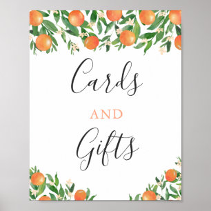Poster Panneaux de signalisation pour cartes et cadeaux p