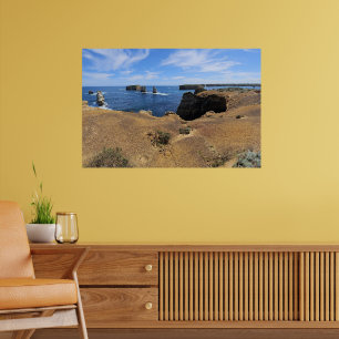 Poster Panorama côtier de la baie des Îles de Victoria