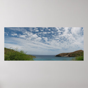 Poster Panorama de crique de Hanauma
