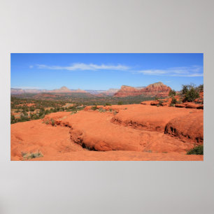 Poster Panorama de la vallée de Sedona