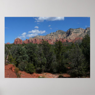 Poster Panorama de Red Rocks à Sedona Arizona