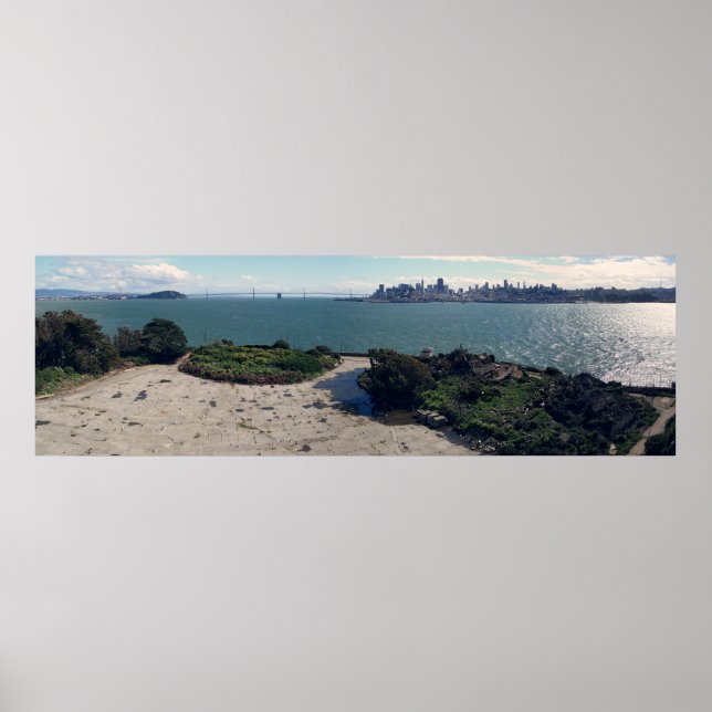 POSTER PANORAMA DE SAN FRANCISCO (Devant)