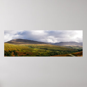 Poster Panorama des Highlands écossais