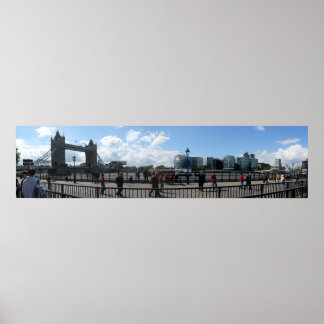 Poster Panorama du pont de la tour de Londres