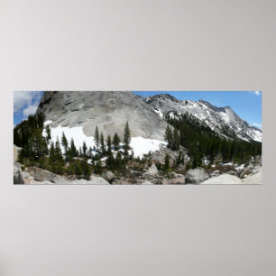 Poster Panorama en granit neigeux à Yosemite
