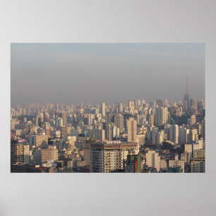Poster Panoramique aérien - Sao Paulo