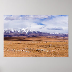 Poster Panoramique du paysage tibétain