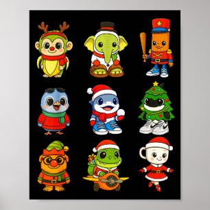 Poster Pantalon de pyjama Kid Brainrot Noël 2025 Fêtes Lo