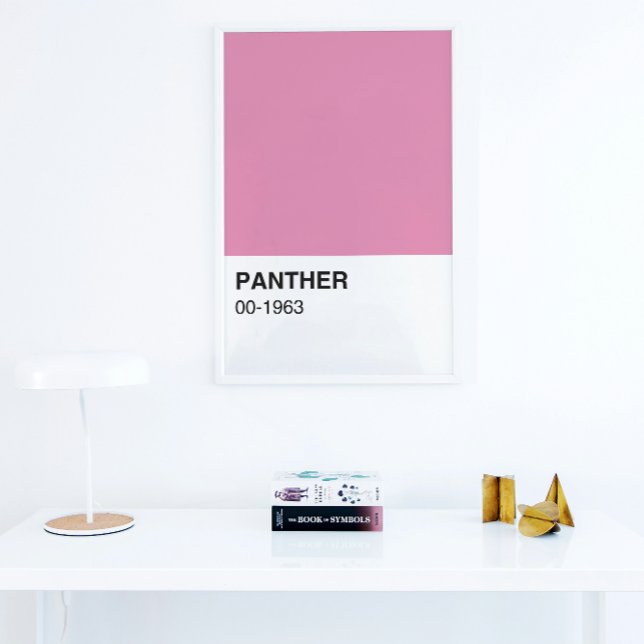 Poster Panther Movie Rose - Pleine Largeur (Créateur téléchargé)