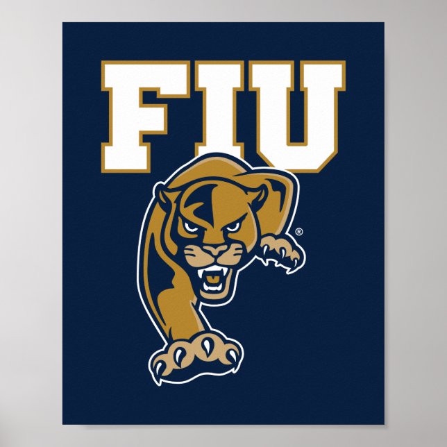 Poster Panthers de la FIU (Devant)