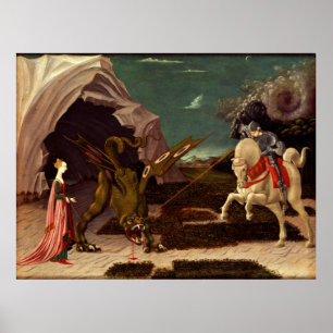 Poster PAOLO UCCELLO - Saint George et le dragon 1470